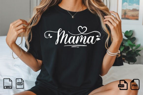 Download Mama SVG Typography Design - Design Collection