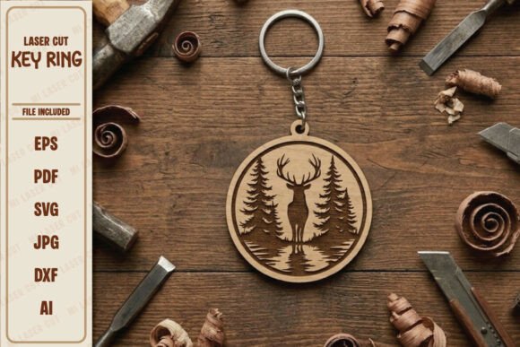 Download Personalized Glowforge Keychain Design - Design Collection