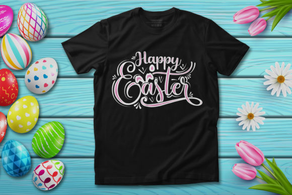 Download Happy Easter SVG Typography Shirt Design - Design Collection