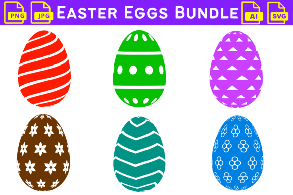 Download Easter Eggs Bundle SVG - Easter Graphics - Easter graphics Collection