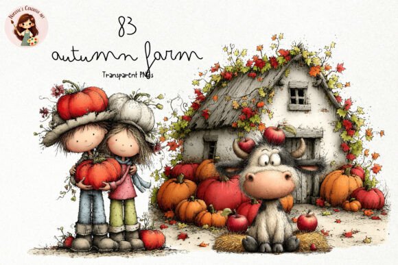 Download Autumn Farm PNG Clipart Bundle - Bundle Collection