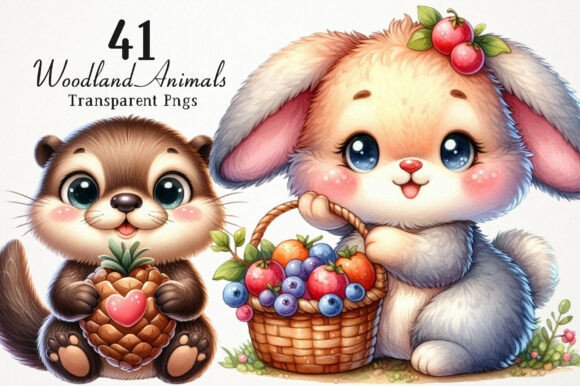 Download Cute Woodland Animals PNG Clipart - Woodland animals png Collection