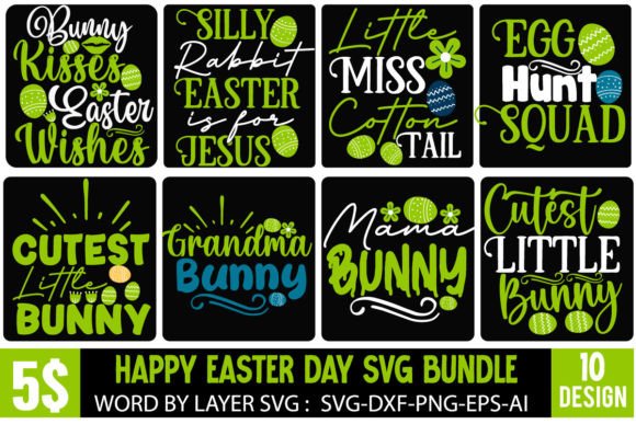 Download Happy Easter Day SVG Bundle - Bundle Collection