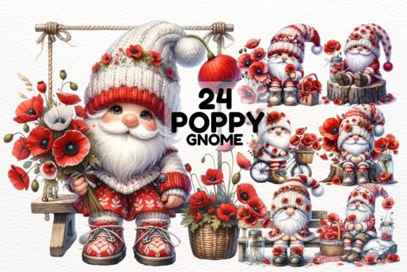 Download Flower Spring Gnome Clipart - Spring gnome clipart Collection