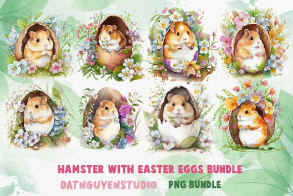 Download Easter Day Bundle PNG, Hamster Easter - Bundle Collection