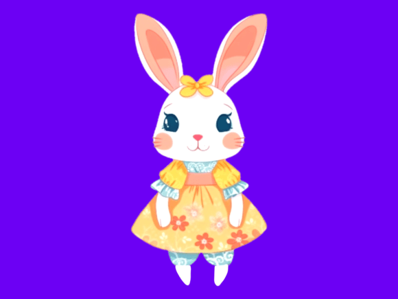 Download Bunny Easter Dress Easter Bunny Design - Design Collection
