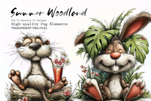 Download Summer Woodland Animals PNG Clipart - Woodland animals png Collection