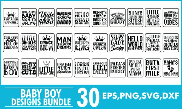 Download Baby Boy Svg Designs Bundle Png Files - Design Collection