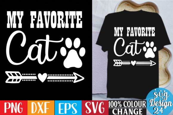 Download My Favorite Cat Free Cat Free Svg Design - Design Collection