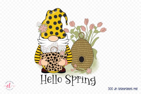Download Spring Gnome PNG Sublimation Design - Design Collection
