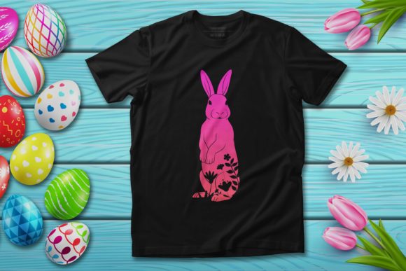 Download Easter Bunny Spring SVG T-shirt Design - Design Collection