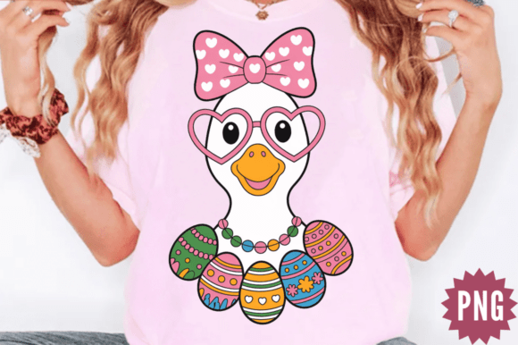 Download Pastel Easter Goose Clipart PNG Design - Design Collection