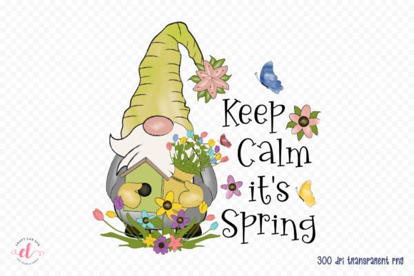 Download Spring Gnome PNG Sublimation Design - Design Collection