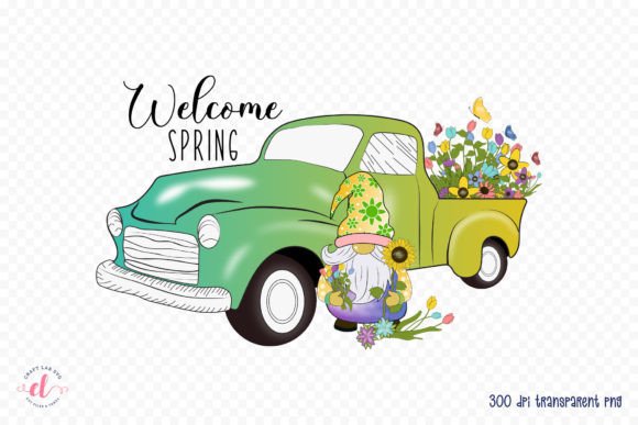 Download Spring Gnome PNG Sublimation Design - Design Collection