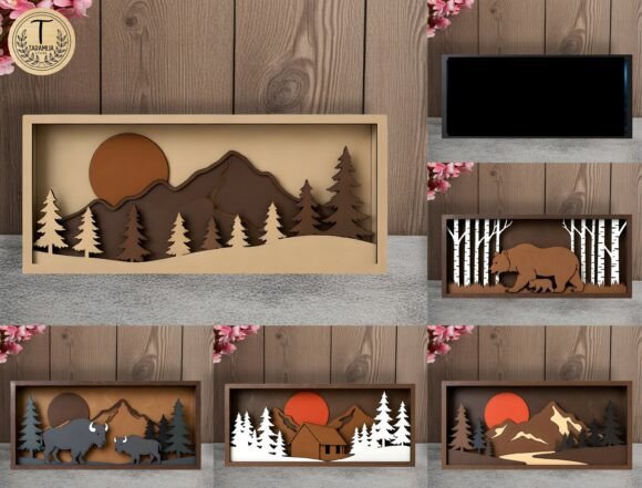 Download 3D Landscape Laser Cut Files Svg Bundle - Bundle Collection