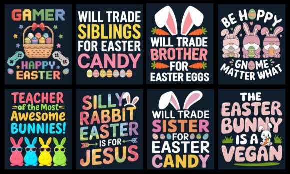 Download Easter T-Shirt Design Bundle - Design Collection