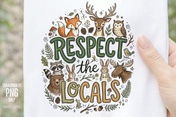Download Respect the Locals Woodland Animals PNG - Premium Resources