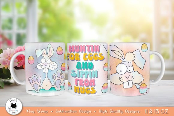 Download Easter Bunny Mug Design | Easter Wrap - Design Collection