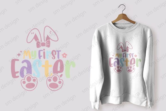 Download My First Easter SVG Typography Design - Design Collection