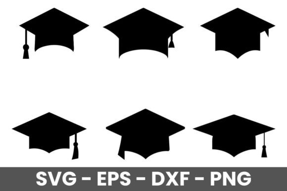 Download Graduation Cap SVG Cut Files Bundle - Bundle Collection