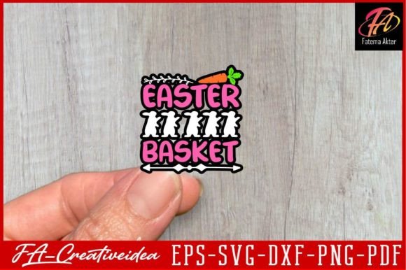 Download Easter Basket Svg Sticker Design - Design Collection