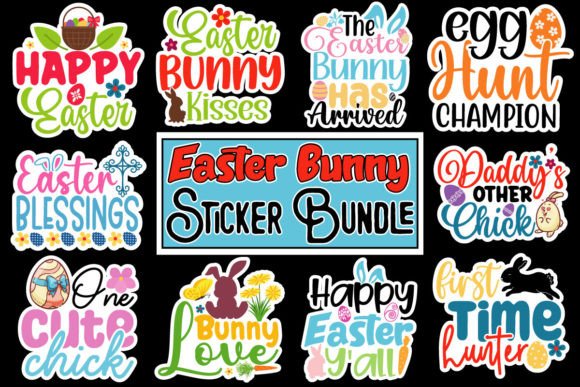 Download Easter Bunny Sticker Bundle - Bundle Collection