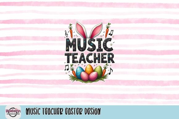Download Music Teacher Easter Design - Design Collection
