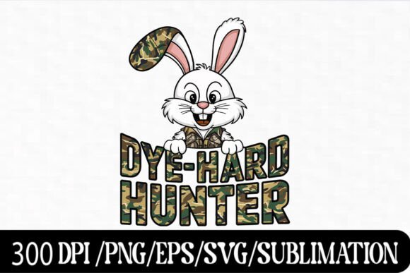Download Funny Hunting Easter Bunny Design - Design Collection