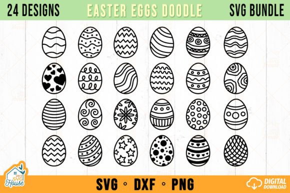 Download Happy Easter Eggs SVG Bundle Clipart - Bundle Collection