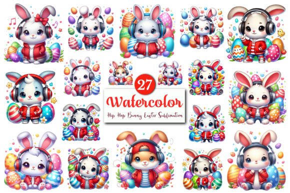 Download Hip Hop Bunny Easter PNG Clipart Bundle - Bundle Collection