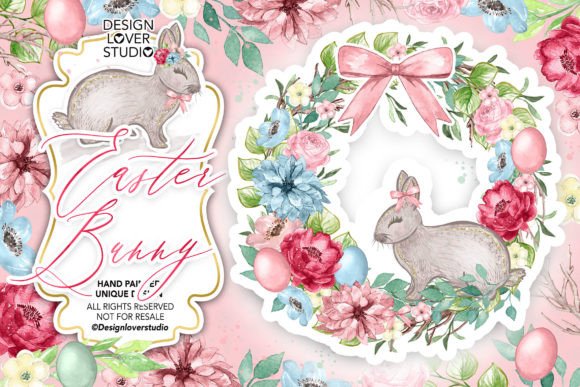 Download Cute Easter Bunny Design - Design Collection
