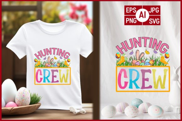 Download Hunting Crew, Easter T-shirt Design - Design Collection