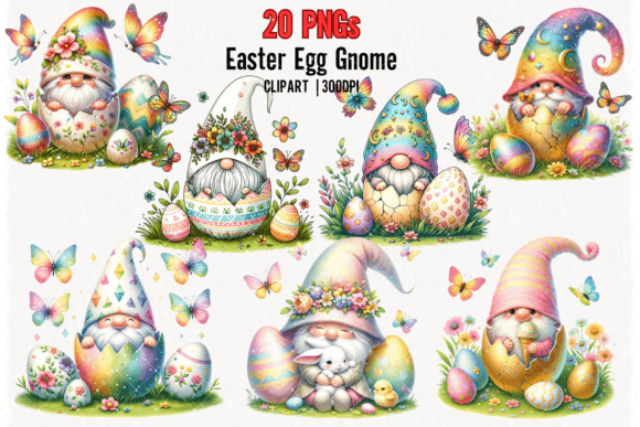 Download Easter Egg Gnome Clipart | Easter Bundle - Bundle Collection