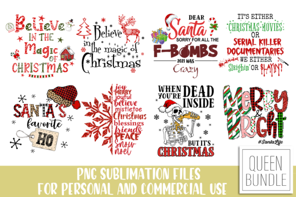 Download Quote Christmas Sublimation Bundle - Bundle Collection