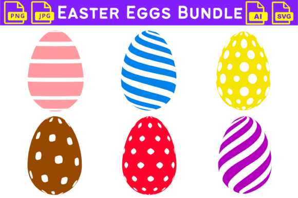 Download Easter Eggs Bundle SVG - Easter Graphics - Easter graphics Collection