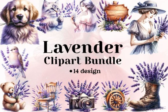 Download Lavender Clipart Bundle - Bundle Collection