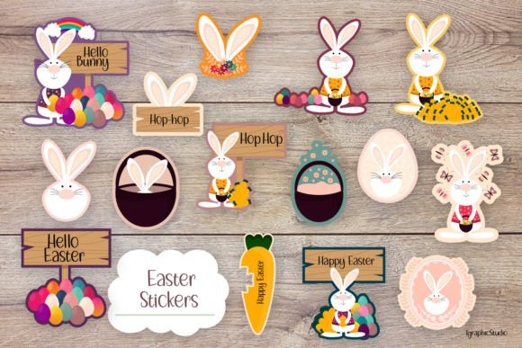 Download Easter Bunny Stickers Bundle - Bundle Collection