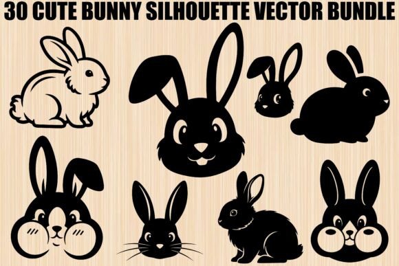 Download Cute Bunny SVG Bundle - Bundle Collection