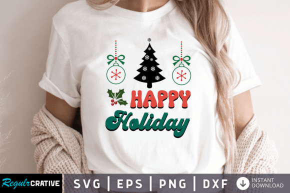 Download Happy Holidays SVG DESIGN - Design Collection